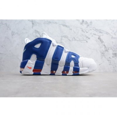 Nike Air More Uptempo Beyaz / Kraliyet Mavisi / Turuncu Spor Ayakkabı Türkiye - 0CWM9WZ8